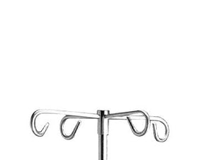 Blickman Health Ind Inc 4-Leg Stainless Steel or Chrome IV Stands 0571410400 - 1.0 Each