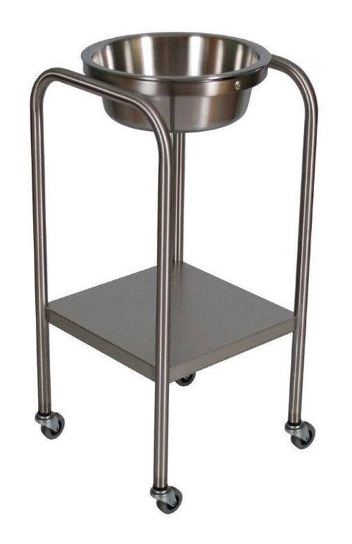 Umf Medical Single-Basin Solution Stand with Shelf, 7 qt. - MPH08BS03C