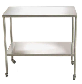 Umf Medical UMF Medical Instrument Tables with Shelf SS8014 1.0 Each-MDL-MPH08IT02C