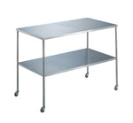 Umf Medical UMF Medical Instrument Tables with Shelf SS8018 1.0 Each-MDL-MPH08IT04C