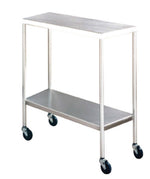 Umf Medical UMF Medical Instrument Tables with Shelf SS8008 1.0 Each-MDL-MPH08IT06C
