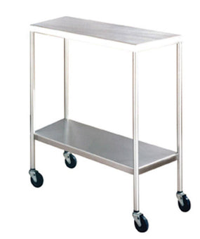 Umf Medical UMF Medical Instrument Tables with Shelf SS8008 1.0 Each-MDL-MPH08IT06C
