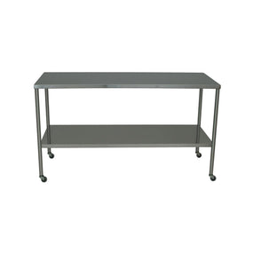 Umf Medical UMF Medical Instrument Tables with Shelf SS8004 1.0 Each-MDL-MPH08IT07C