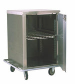 Closed Case Cart, 1 Door, 1 Compartment, Wire Shelf, Stainless Steel, 29" x 36" x 54", Lakeside - 6932 - 1 Each