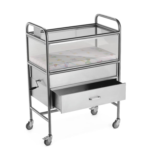 Novum Medical Products Millennium Stainless Steel Bassinet - MPH08MB07C