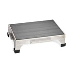 Mid Central Medical Stainless Steel Stool, Step, Ss, Stacking, 12"DX18"WX5"H - MCM140 - 1 Each