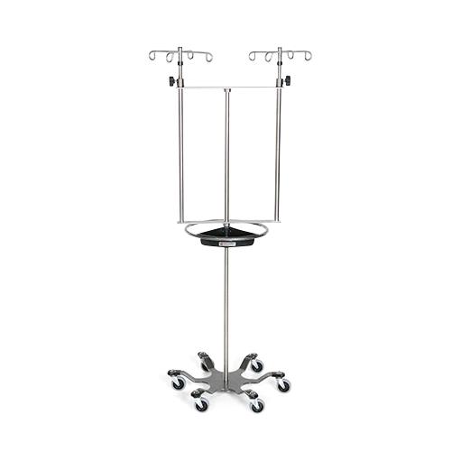 Double IV Pole w/Steering Wheel/Tray - MCM286 - 1 Each - MDL-MPH08MCM286