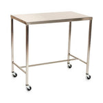 Mid Central Medical Stainless Steel H-Brace Instrument Table - MPH08MCM512