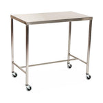 Mid Central Medical Stainless Steel H-Brace Instrument Table - MPH08MCM514
