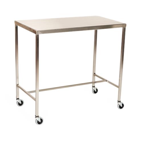 Mid Central Medical Stainless Steel H-Brace Instrument Table - MPH08MCM515