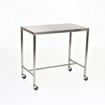 Mid Central Medical Stainless Steel H-Brace Instrument Table - MPH08MCM51648