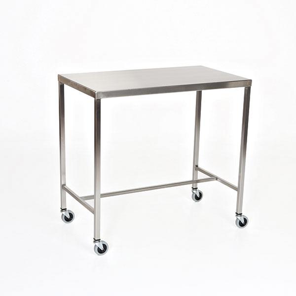 Mid Central Medical Stainless Steel H-Brace Instrument Table - MPH08MCM51648