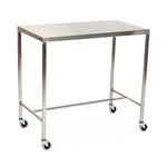 Mid Central Medical Stainless Steel H-Brace Instrument Table - MPH08MCM516