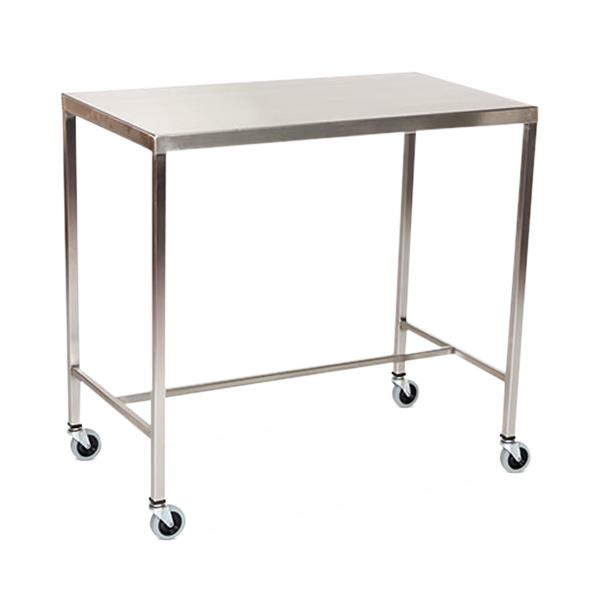 Mid Central Medical Stainless Steel H-Brace Instrument Table - MPH08MCM516