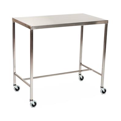 Mid Central Medical Stainless Steel H-Brace Instrument Table - MPH08MCM517