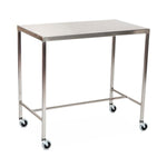Mid Central Medical Stainless Steel H-Brace Instrument Table - MPH08MCM518