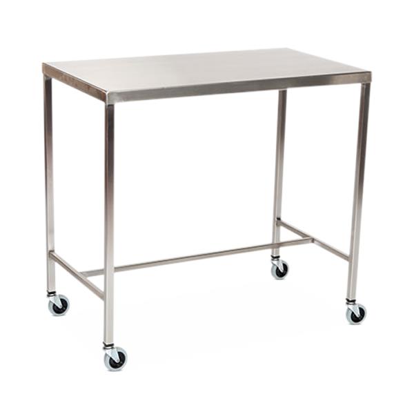 Mid Central Medical Stainless Steel H-Brace Instrument Table - MPH08MCM518