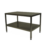Stainless Steel Tables with Two Shelves and Floor Levelers - MCM570S-LL - 1 Each - MDL-MPH08MCM570SL