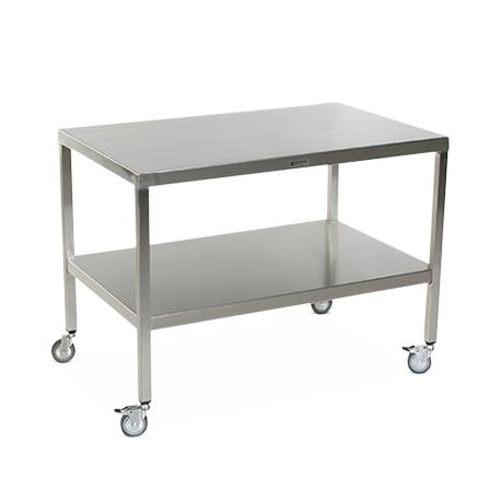 Stainless Steel Tables with Two Shelves and Casters - MCM572S-CA - 1 Each - MDL-MPH08MCM572SC