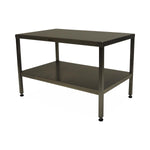 Stainless Steel Tables with Two Shelves and Floor Levelers - MCM572S-LL - 1 Each - MDL-MPH08MCM572SL