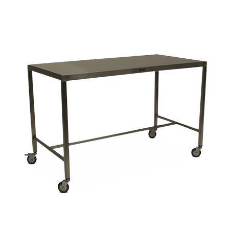 Stainless Steel Tables with H-Braces and Casters - MCM573H-CA - 1 Each - MDL-MPH08MCM573HC