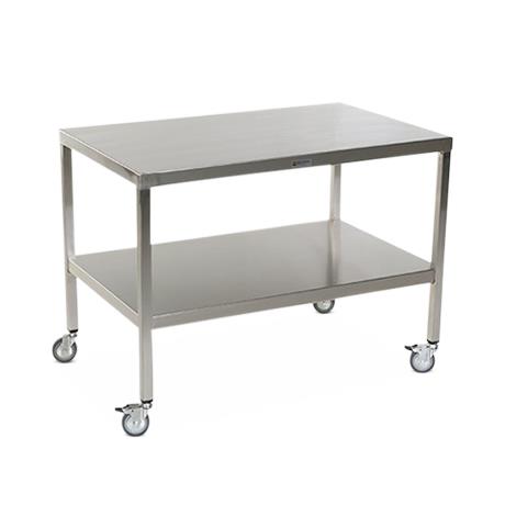 Stainless Steel Tables with Two Shelves and Casters - MCM573S-CA - 1 Each - MDL-MPH08MCM573SC