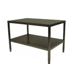 Stainless Steel Tables with Two Shelves and Floor Levelers - MCM573S-LL - 1 Each - MDL-MPH08MCM573SL