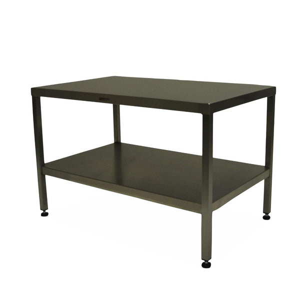 Stainless Steel Tables with Two Shelves and Floor Levelers - MCM573S-LL - 1 Each - MDL-MPH08MCM573SL