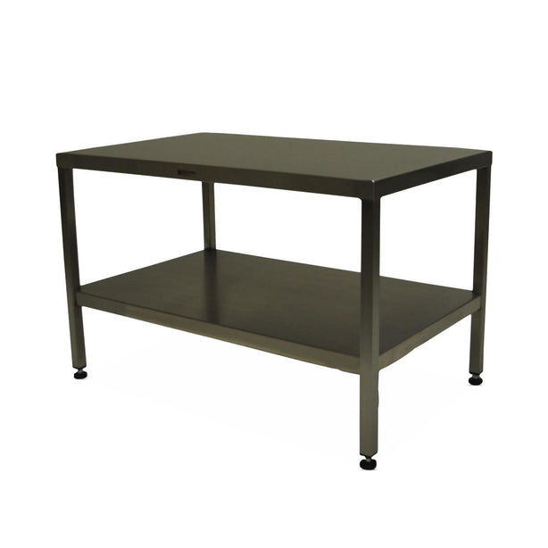 Stainless Steel Tables with Two Shelves and Floor Levelers - MCM574S-LL - 1 Each - MDL-MPH08MCM574SL