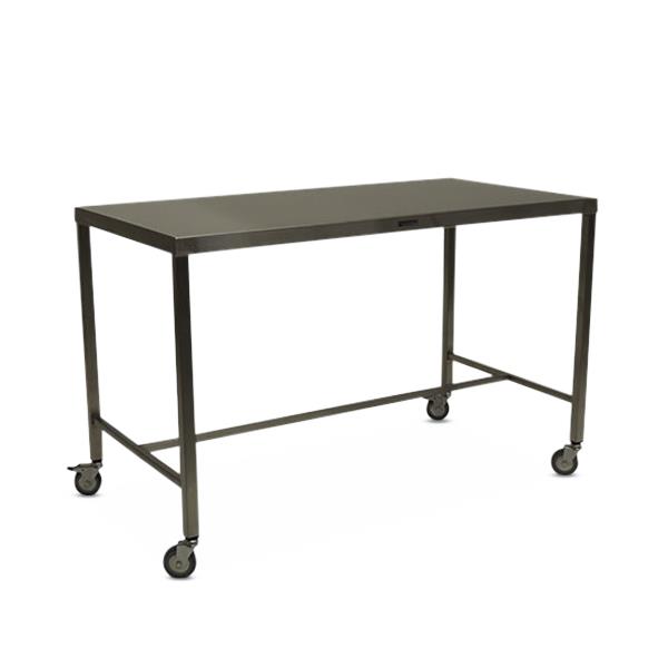 Stainless Steel Tables with H-Braces and Casters - MCM578H-CA - 1 Each - MDL-MPH08MCM578HC