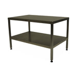 Stainless Steel Tables with Two Shelves and Floor Levelers - MCM578S-LL - 1 Each - MDL-MPH08MCM578SL