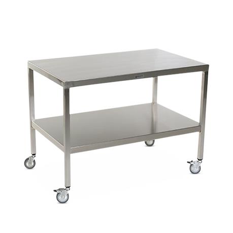 Stainless Steel Tables with Two Shelves and Casters - MCM579S-CA - 1 Each - MDL-MPH08MCM579SC
