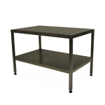Stainless Steel Tables with Two Shelves and Floor Levelers - MCM580S-LL - 1 Each - MDL-MPH08MCM580SL