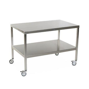Stainless Steel Tables with Two Shelves and Casters - MCM582S-CA - 1 Each - MDL-MPH08MCM582SC