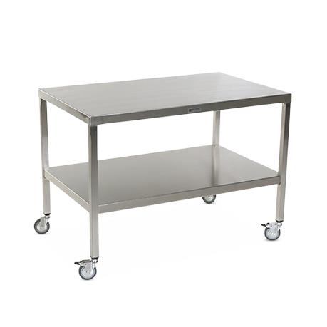 Stainless Steel Tables with Two Shelves and Casters - MCM582S-CA - 1 Each - MDL-MPH08MCM582SC