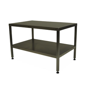 Stainless Steel Tables with Two Shelves and Floor Levelers - MCM582S-LL - 1 Each - MDL-MPH08MCM582SL