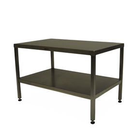 Stainless Steel Tables with Two Shelves and Floor Levelers - MCM584S-LL - 1 Each - MDL-MPH08MCM584SL