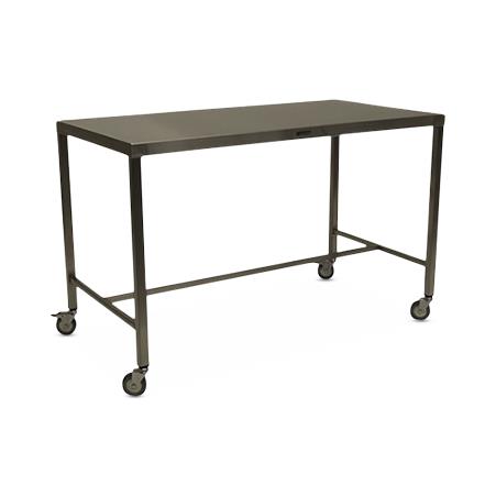 Stainless Steel Tables with H-Braces and Casters - MCM586H-CA - 1 Each - MDL-MPH08MCM586HC