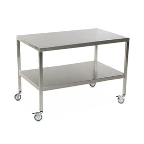 Stainless Steel Tables with Two Shelves and Casters - MCM586S-CA - 1 Each - MDL-MPH08MCM586SC