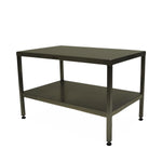 Stainless Steel Tables with Two Shelves and Floor Levelers - MCM586S-LL - 1 Each - MDL-MPH08MCM586SL