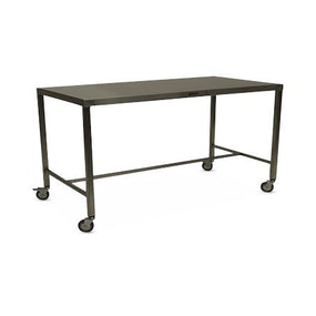 Stainless Steel Tables with H-Braces and Casters - MCM587H-CA - 1 Each - MDL-MPH08MCM587HC