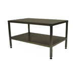 Stainless Steel Tables with Two Shelves and Floor Levelers - MCM587S-LL - 1 Each - MDL-MPH08MCM587SL