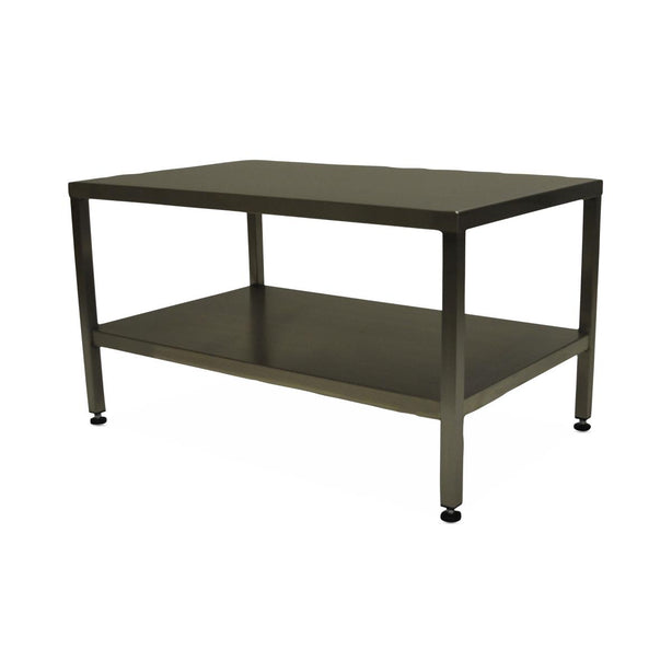 Stainless Steel Tables with Two Shelves and Floor Levelers - MCM587S-LL - 1 Each - MDL-MPH08MCM587SL