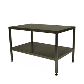 Stainless Steel Tables with Two Shelves and Floor Levelers - MCM588S-LL - 1 Each - MDL-MPH08MCM588SL