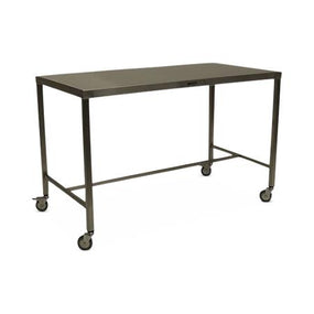 Stainless Steel Tables with H-Braces and Casters - MCM589H-CA - 1 Each - MDL-MPH08MCM589HC