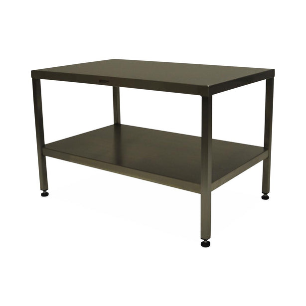 Stainless Steel Tables with Two Shelves and Floor Levelers - MCM590S-LL - 1 Each - MDL-MPH08MCM590SL