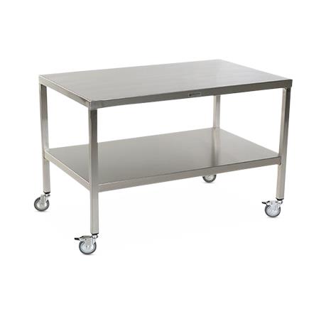 Stainless Steel Tables with Two Shelves and Casters - MCM593S-CA - 1 Each - MDL-MPH08MCM593SC