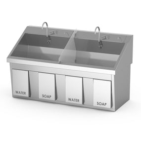 Stainless Steel Surgical Scrub Sinks - SS64 - 1 Each - MDL-MPH08SS64