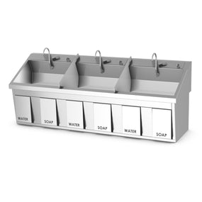 Stainless Steel Surgical Scrub Sinks - SS96 - 1 Each - MDL-MPH08SS96