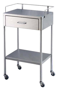 Umf Medical 1-Drawer Stainless Steel Utility Tables SS8153 1.0 Each-MDL-MPH08UC01C